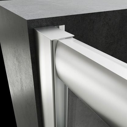SONNI Cabina doccia ad ingresso angolare 70-90cm Altezza 185 cm