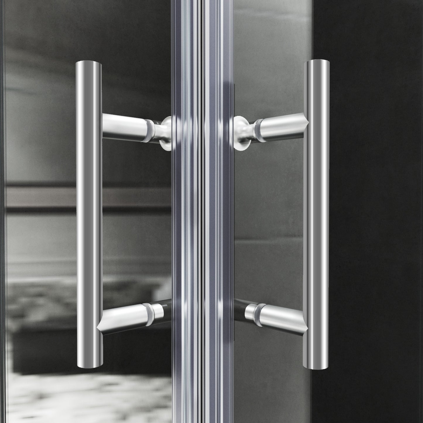 SONNI Cabina doccia ad ingresso angolare 70-90cm Altezza 185 cm