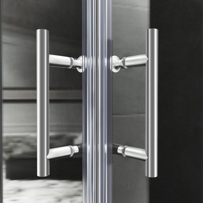 SONNI Cabina doccia ad ingresso angolare 70-90cm Altezza 185 cm